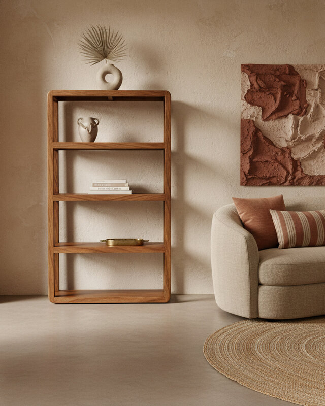 Raw Materials Amsterdam Bullnose Open Rek | 5 Planken | H177 x B100 x D38 cm