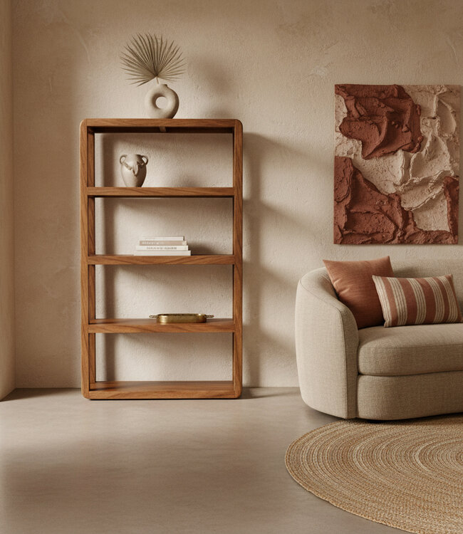 Raw Materials Amsterdam Bullnose Open Rek | 5 Planken | H177 x B100 x D38 cm