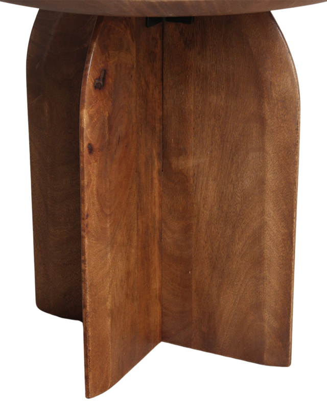 Raw Materials Amsterdam Bullnose Bijzettafel | Organisch | H48 x D50 cm