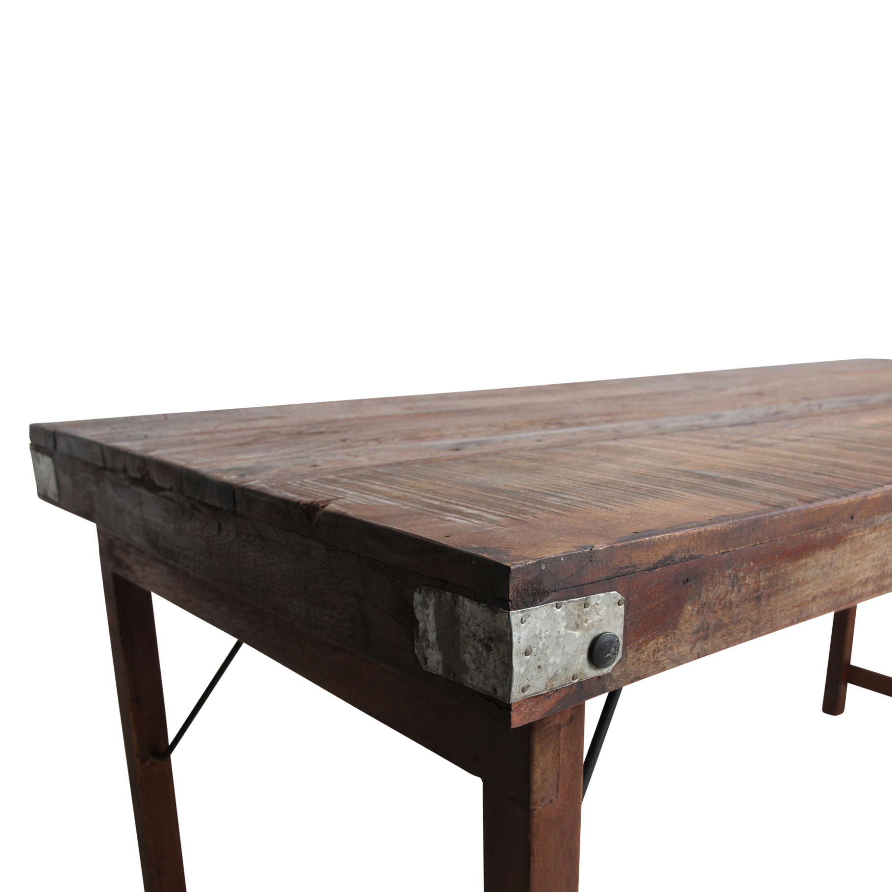 Raw Materials Amsterdam Eettafel | Opklapbaar | Bruin | H76 x B165 x D75 cm