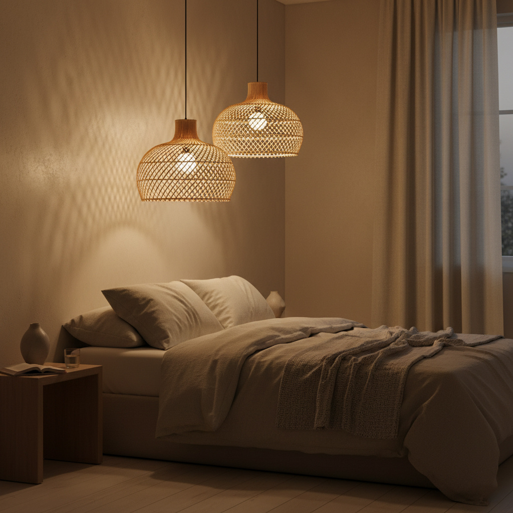 Raw Materials Amsterdam Hanglamp Maze | Rotan | Naturel | D42 x H36 cm