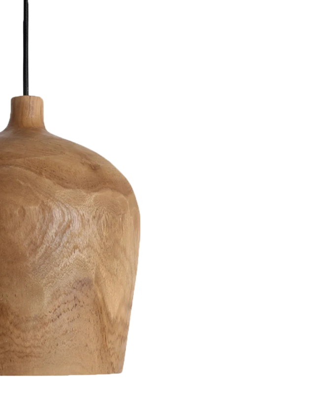 Raw Materials Amsterdam Sirocco Hanglamp | Teakhout | H28 x D25 cm