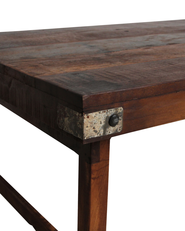 Raw Materials Amsterdam Inklapbare Salontafel | Bruin | H45 x B120 x D75 cm