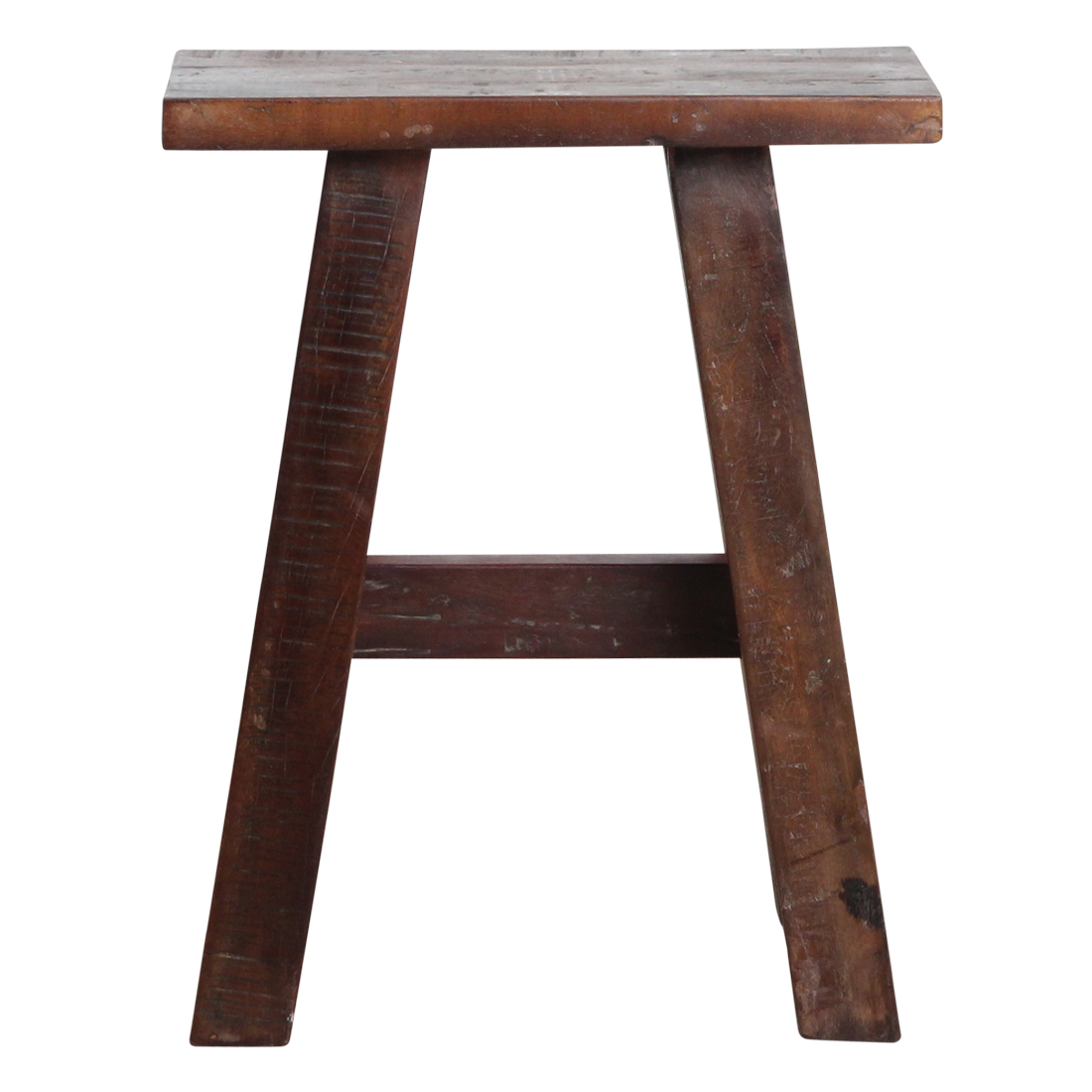 Raw Materials Amsterdam Factory Bushalte Bank | Medium | Bruin | L45 x B20 x H50 cm