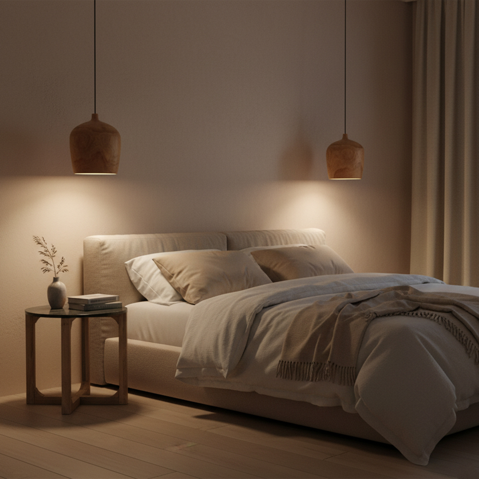 Raw Materials Amsterdam Sirocco Hanglamp | Teakhout | H28 x D25 cm