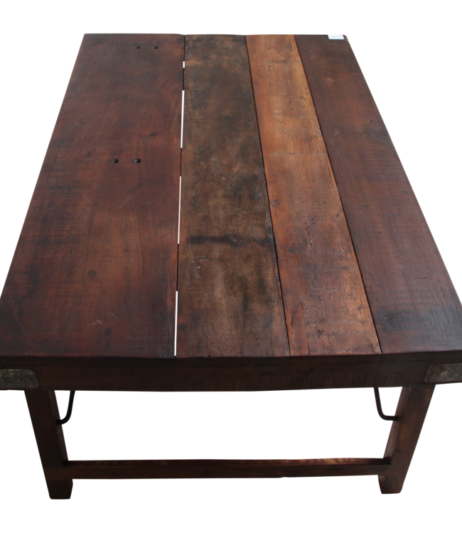 Raw Materials Amsterdam Inklapbare Salontafel | Bruin | H45 x B120 x D75 cm