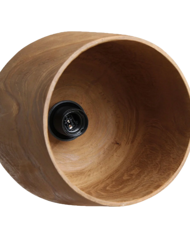 Raw Materials Amsterdam Sirocco Hanglamp | Teakhout | H28 x D25 cm