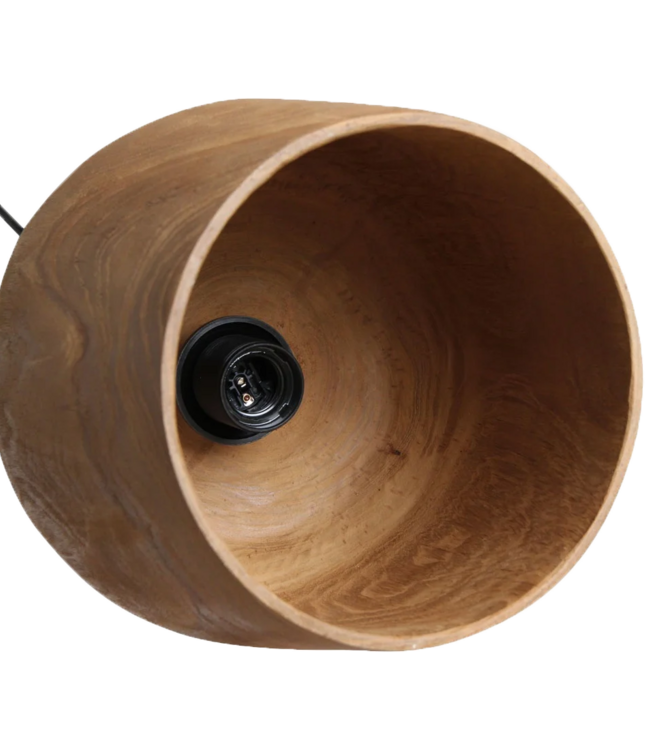 Raw Materials Amsterdam Sirocco Hanglamp | Teakhout | H28 x D25 cm