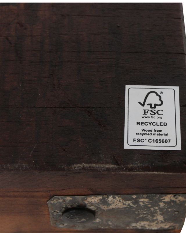 Raw Materials Amsterdam Inklapbare Salontafel | Bruin | H45 x B120 x D75 cm