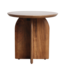 Raw Materials Amsterdam Bullnose Bijzettafel | Organisch | H48 x D50 cm