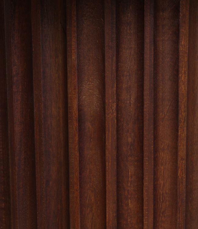 Raw Materials Amsterdam Bullnose Bijzettafel | Bruin | H48 x D55 cm