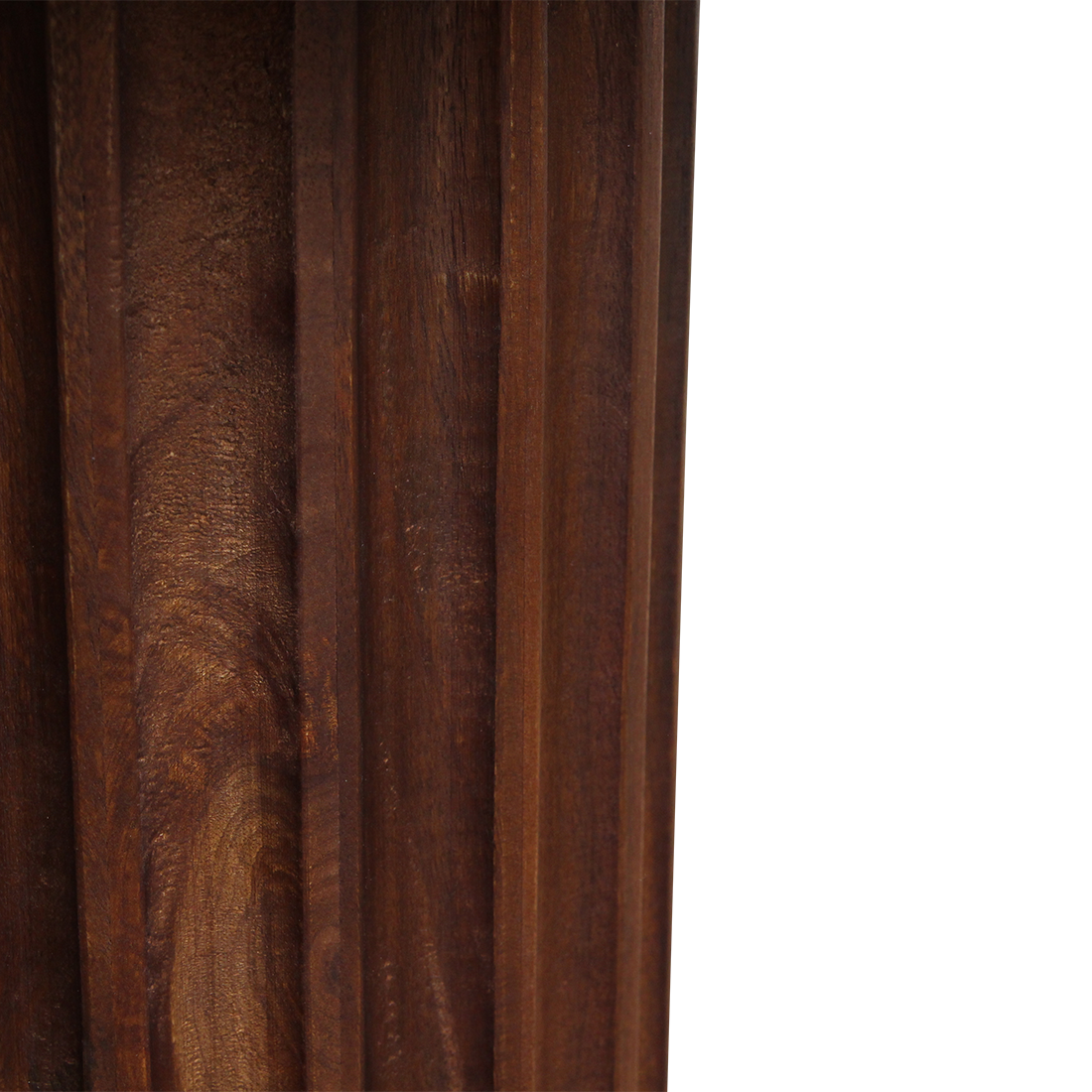 Raw Materials Amsterdam Bullnose Bijzettafel | Omgekeerd Bruin | H48 x D50 cm