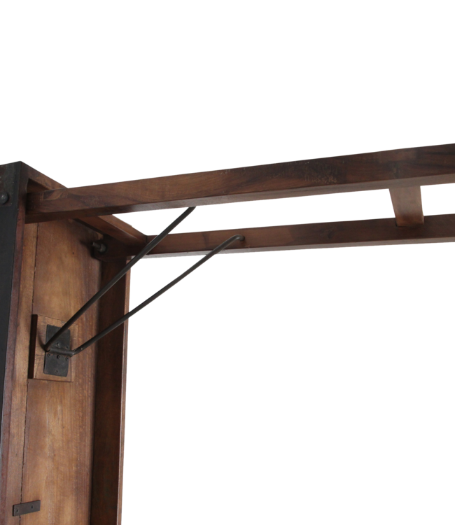 Raw Materials Amsterdam Opklapbare Sidetable | Zwart | H76 x B170 x D40 cm