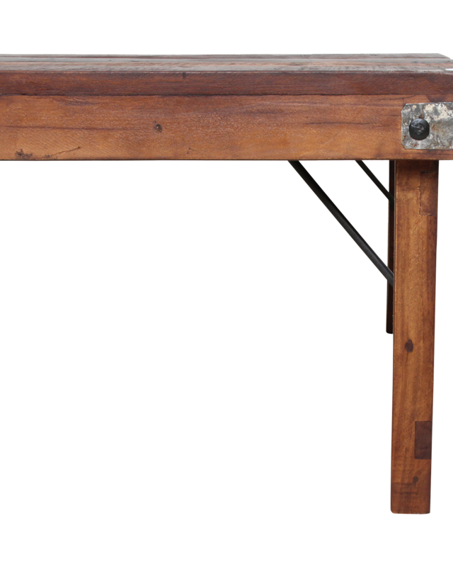 Raw Materials Amsterdam Inklapbare Salontafel | Bruin | H45 x B120 x D75 cm
