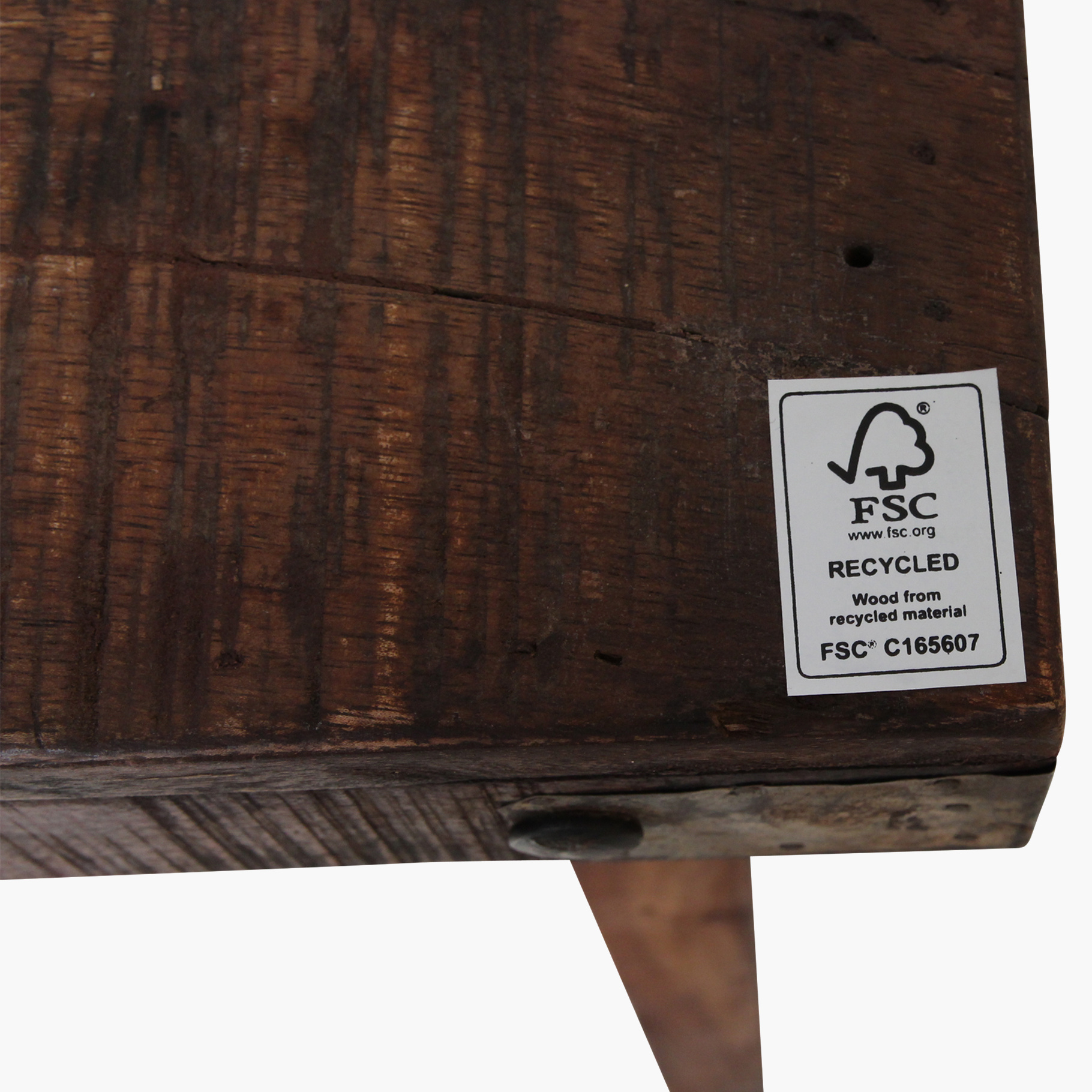 Raw Materials Amsterdam Eettafel | Opklapbaar | Bruin | H76 x B165 x D75 cm