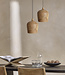 Raw Materials Amsterdam Sirocco Hanglamp | Teakhout | H28 x D25 cm