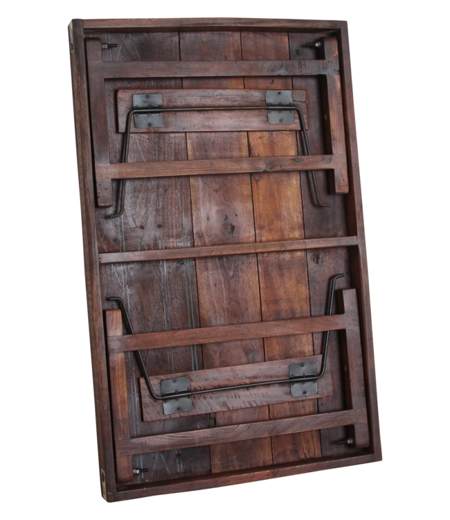 Raw Materials Amsterdam Inklapbare Salontafel | Bruin | H45 x B120 x D75 cm