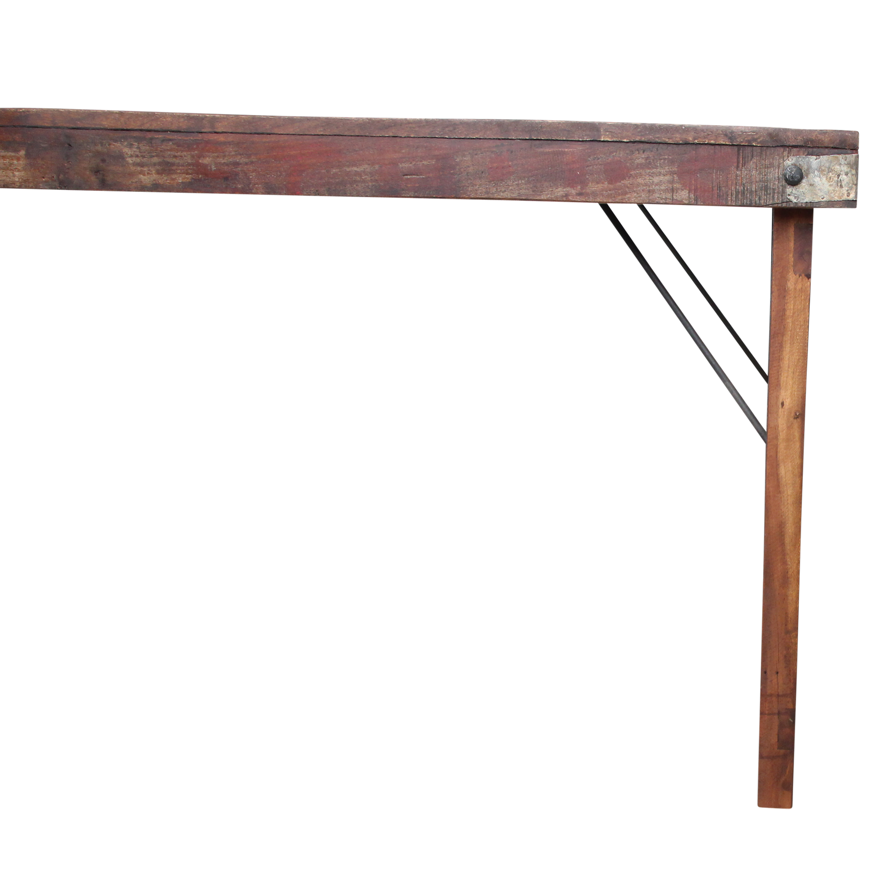 Raw Materials Amsterdam Eettafel | Opklapbaar | Bruin | H76 x B165 x D75 cm