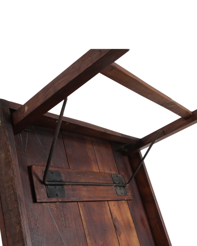 Raw Materials Amsterdam Inklapbare Salontafel | Bruin | H45 x B120 x D75 cm
