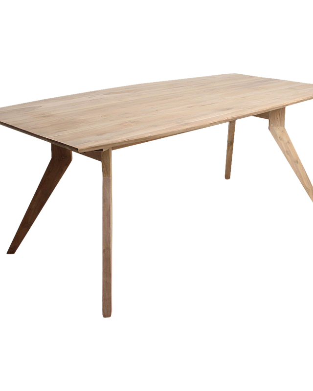 Raw Materials Amsterdam Studio Eettafel | Teakhout | H76 x B200 x D95 cm