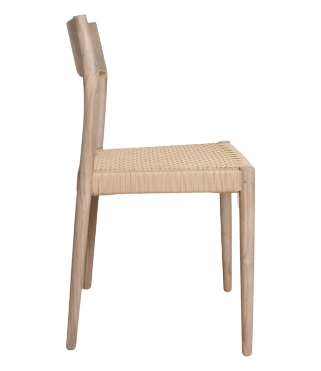 Raw Materials Amsterdam Freya Stoel | Set Van 2 | Zonder Armleuning | Naturel