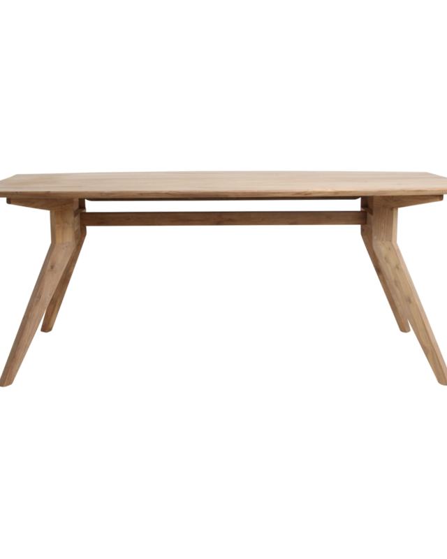 Raw Materials Amsterdam Studio Eettafel | Teakhout | H76 x B200 x D95 cm
