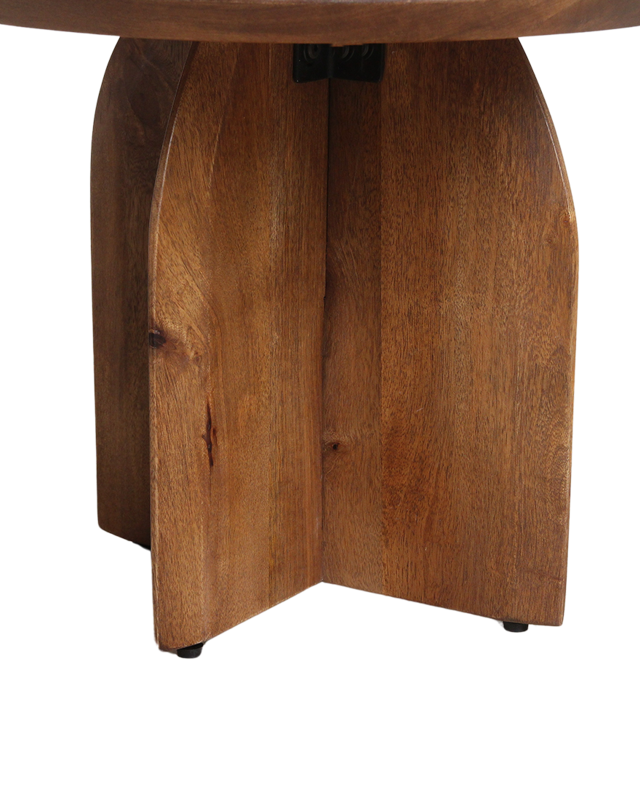 Raw Materials Amsterdam Bullnose Bijzettafel | Organisch | H40 x D55 cm