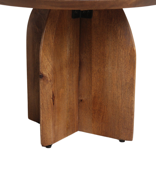 Raw Materials Amsterdam Bullnose Bijzettafel | Organisch | H40 x D55 cm