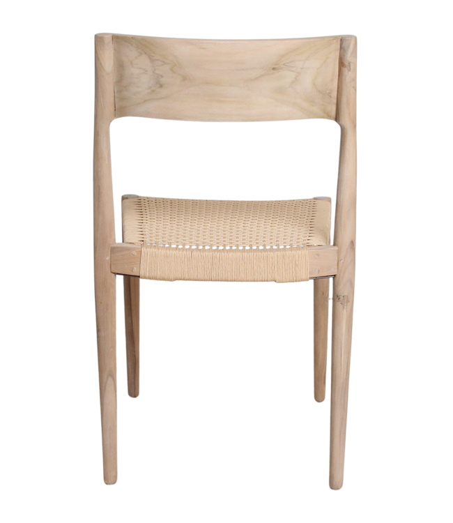 Raw Materials Amsterdam Freya Stoel | Set Van 2 | Zonder Armleuning | Naturel