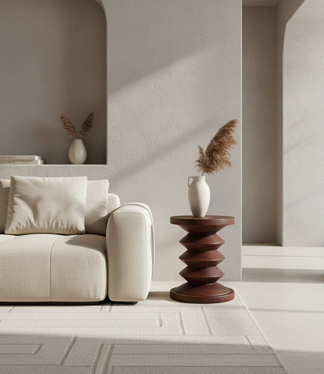 Raw Materials Amsterdam Bijzettafel | Kiribati | Mangohout | H45 x D35 cm