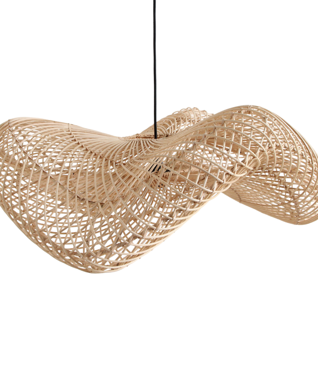 Raw Materials Amsterdam Wave Hanglamp | Rotan | Large | H28 x D75 cm