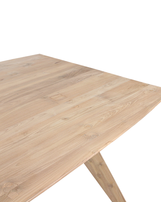 Raw Materials Amsterdam Studio Eettafel | Teakhout | H76 x B200 x D95 cm