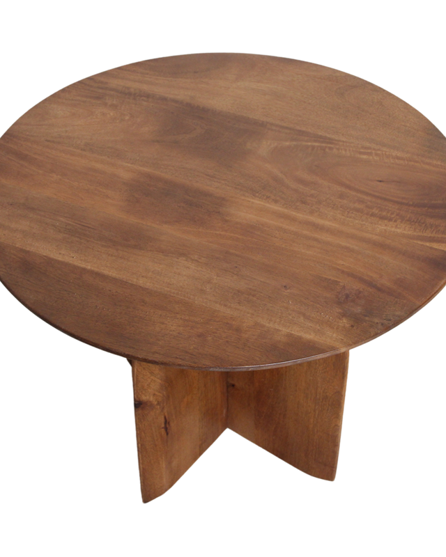 Raw Materials Amsterdam Bullnose Bijzettafel | Organisch | H40 x D55 cm