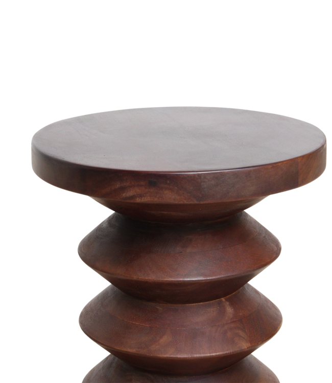 Raw Materials Amsterdam Bijzettafel | Kiribati | Mangohout | H45 x D35 cm