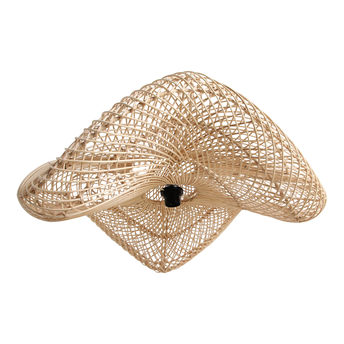 Raw Materials Amsterdam Wave Hanglamp | Rotan | Large | H28 x D75 cm
