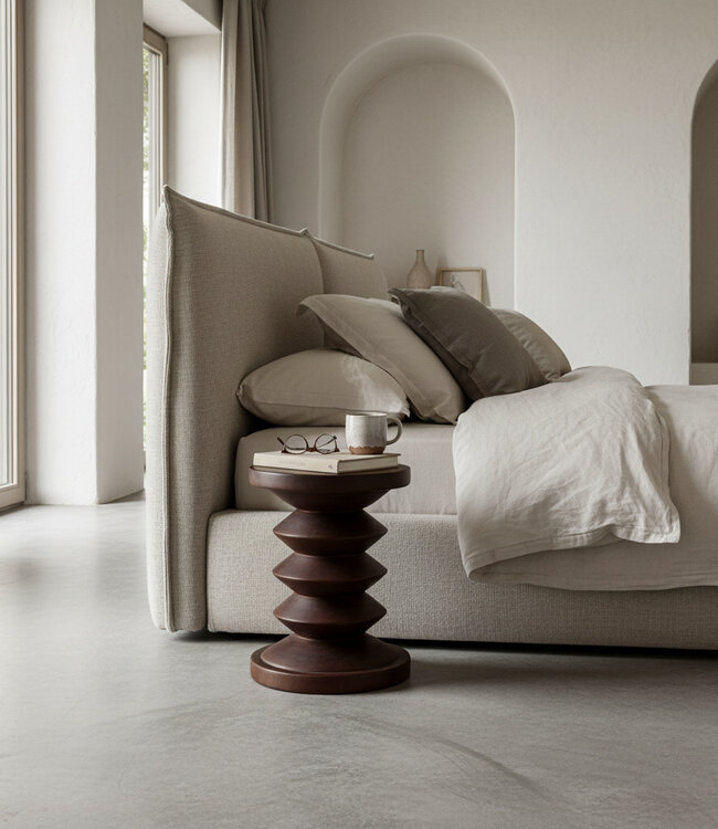 Raw Materials Amsterdam Bijzettafel | Kiribati | Mangohout | H45 x D35 cm