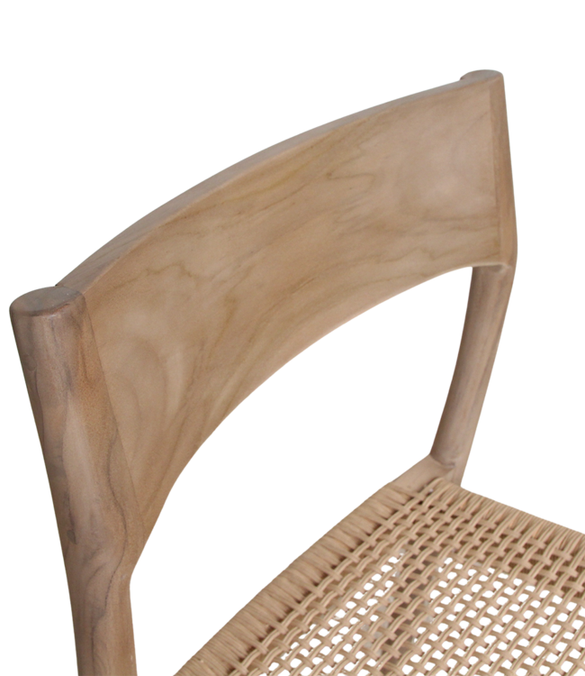 Raw Materials Amsterdam Freya Stoel | Set Van 2 | Zonder Armleuning | Naturel