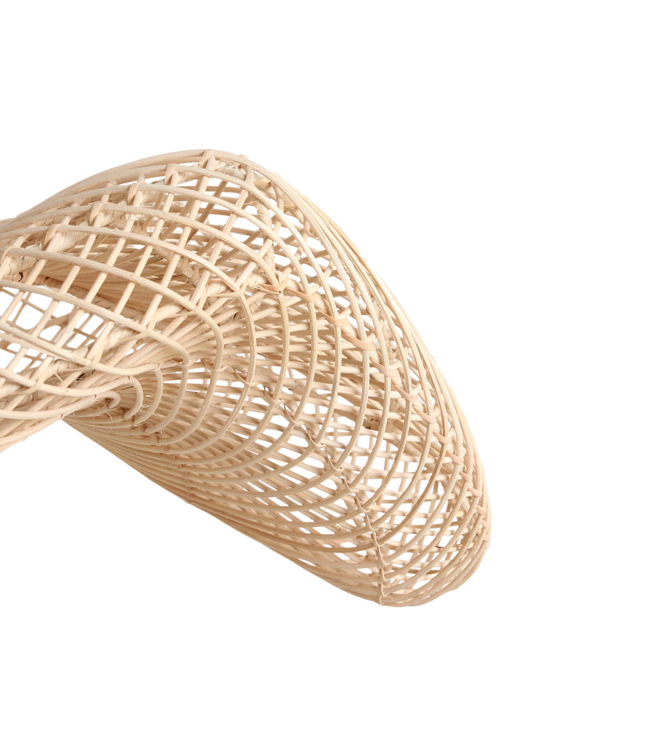 Raw Materials Amsterdam Wave Hanglamp | Rotan | Large | H28 x D75 cm