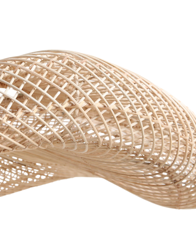 Raw Materials Amsterdam Hanglamp Wave | Rotan | D90 x H22 cm