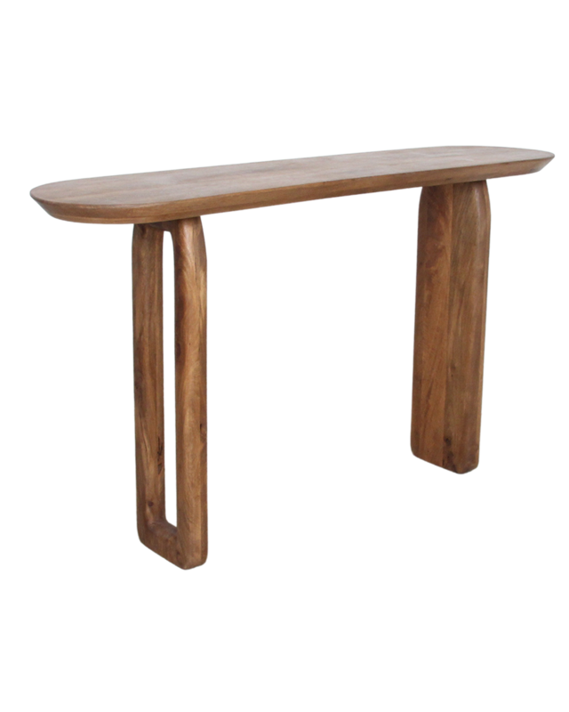 Raw Materials Amsterdam Bullnose Wandtafel | Bruin | H80 x B140 x D38 cm