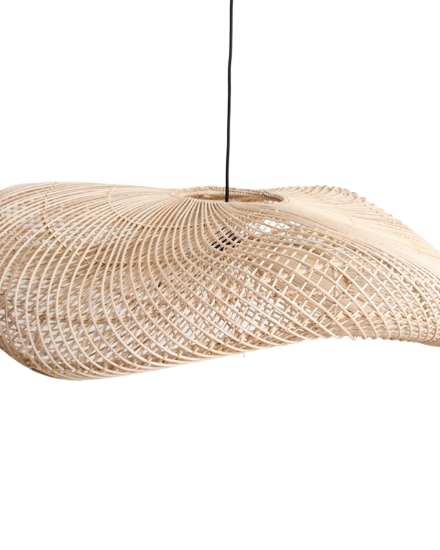 Raw Materials Amsterdam Hanglamp Wave | Rotan | D90 x H22 cm