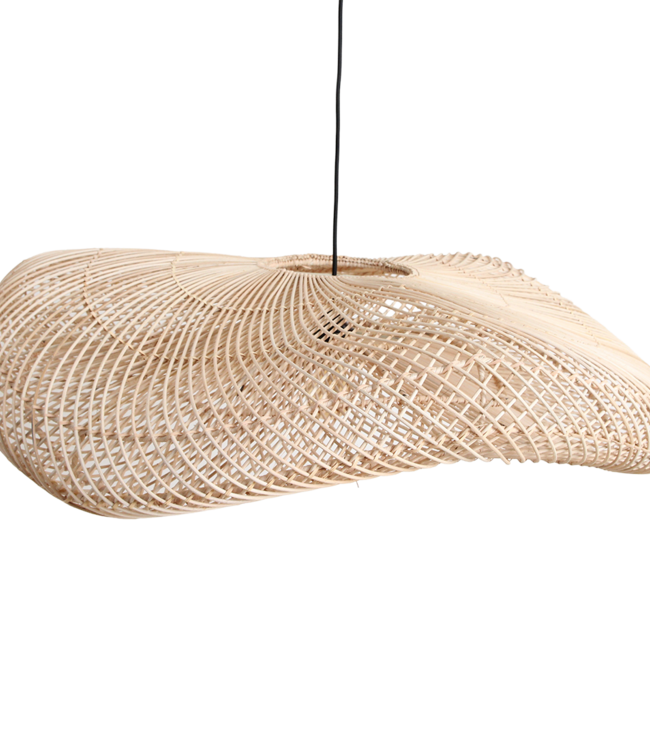 Raw Materials Amsterdam Hanglamp Wave | Rotan | D90 x H22 cm