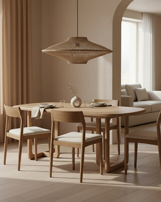 Raw Materials Amsterdam Corda Lamp | Touw | Naturel | Large | H37 x D80 cm