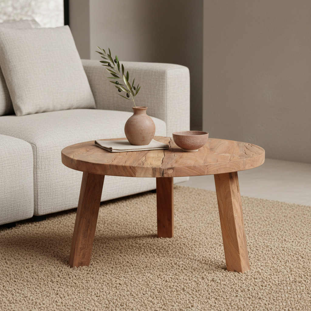 Raw Materials Amsterdam Farmwood Salontafel | Large | H38 x D70 cm