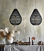 Raw Materials Amsterdam Drop Hanglamp | Zwart | Rotan | H65 x D45 cm