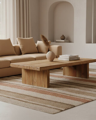 Raw Materials Amsterdam Salontafel | Teakhout | H30 x B140 x D60 cm