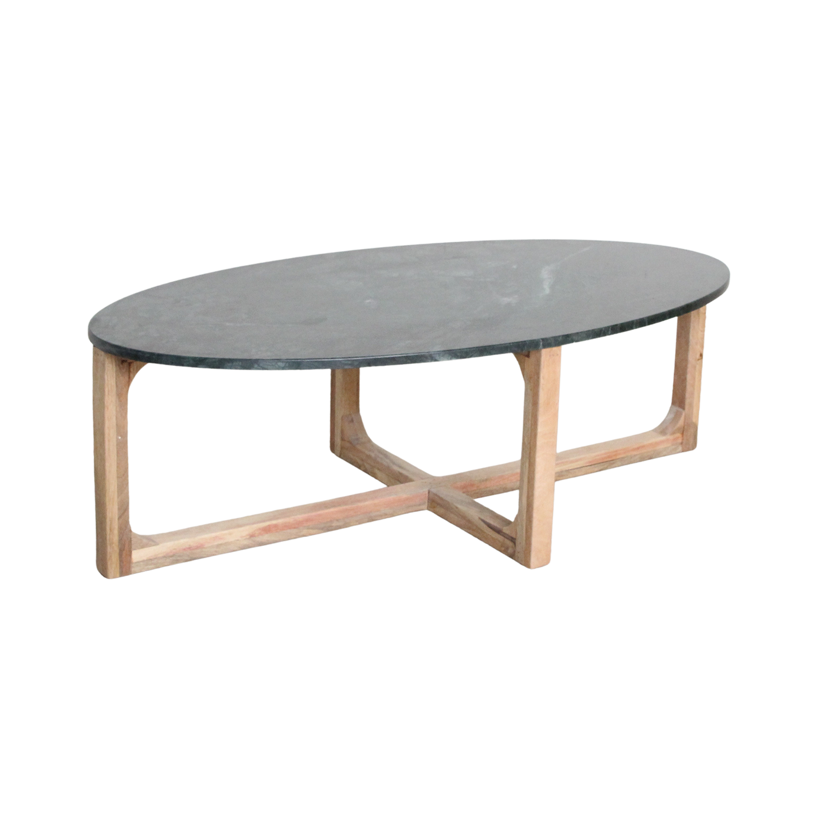 Raw Materials Amsterdam Marmeren Salontafel | Groen | H38 x B120 x D60 cm