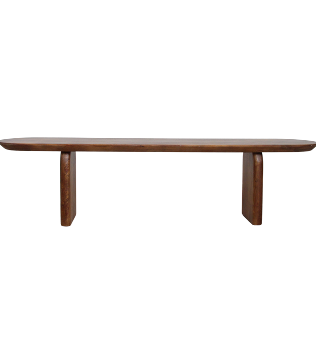 Raw Materials Amsterdam Bullnose Eetkamerbank | H45 x B180 x D35 cm