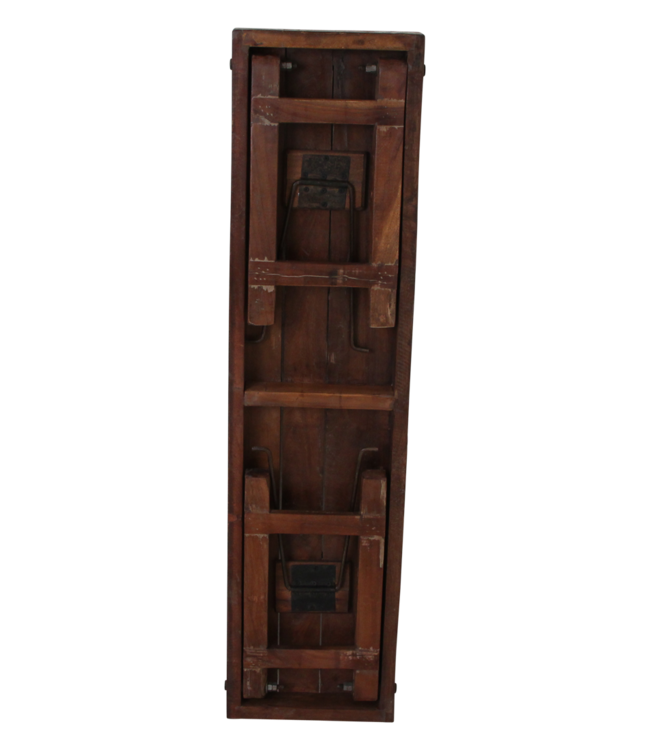 Raw Materials Amsterdam Bankje | Inklapbaar | Gerecycled Hout | H45 x B120 x D30 cm