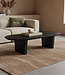 Raw Materials Amsterdam Bullnose Salontafel | Zwart | H35 x B140 x D60 cm